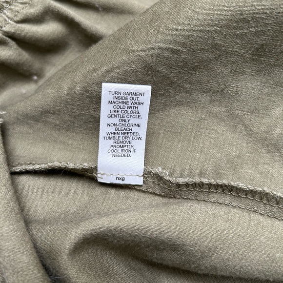 Army Green Women's Jacket with Ruffle size M - Picture 6 of 7